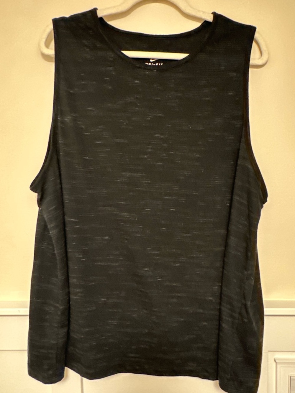 Nike Black Dri-Fit Semi-sheer Tank Top